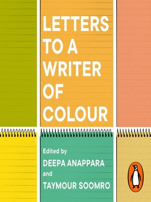 cover image of Letters to a Writer of Colour